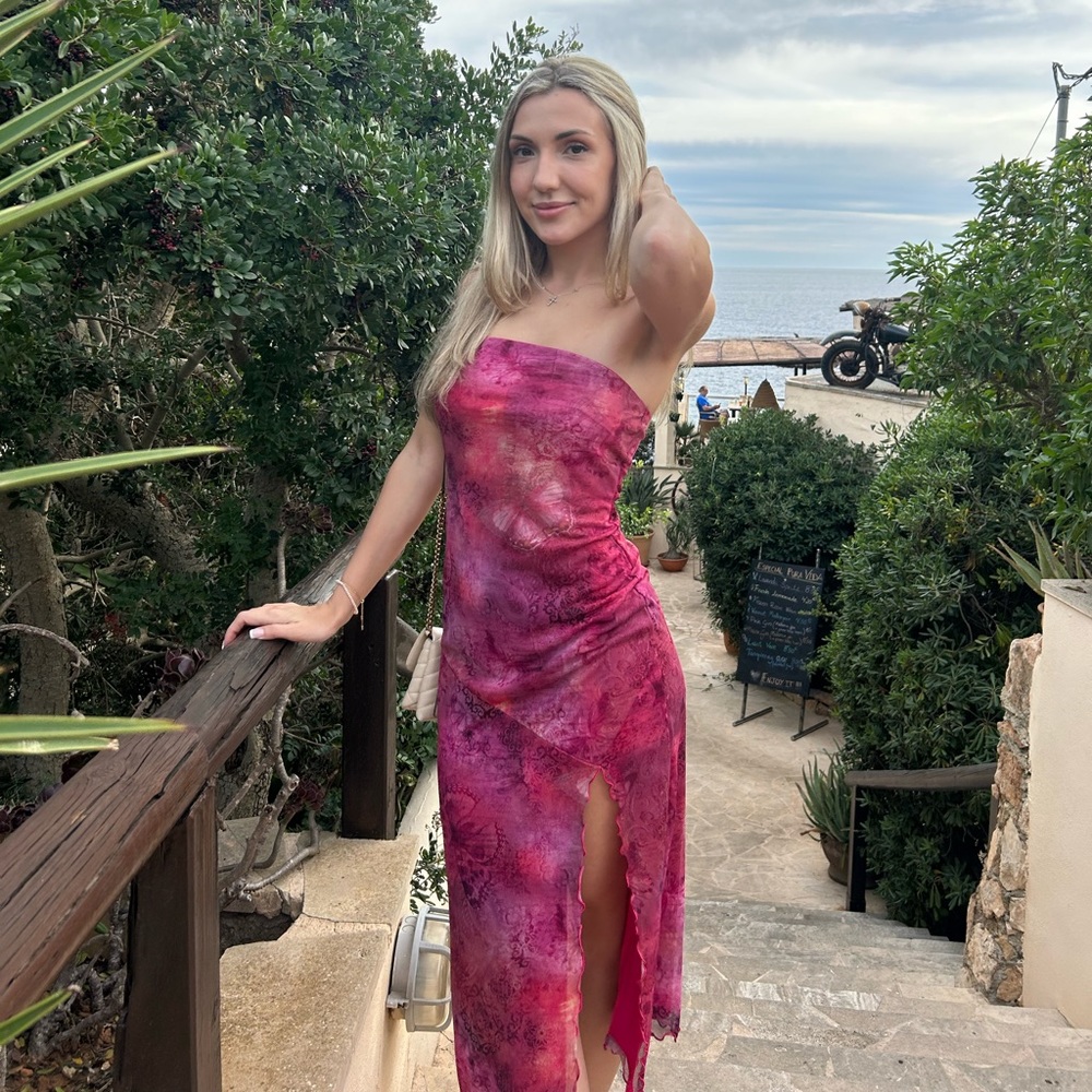 Pink urban dress